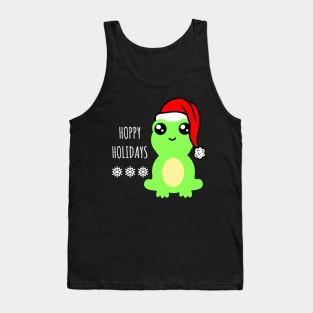 Cute Christmas Frog Tank Top